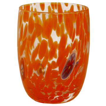 Verre Lolipops en verre de Murano, orange vif [3]
