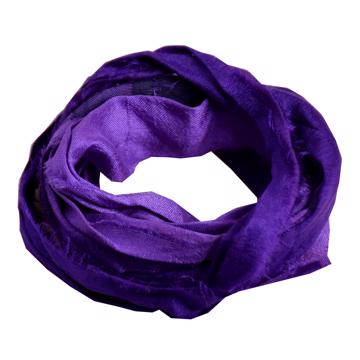 Lien en Soie Sari, violet
