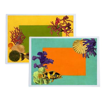 Caraïbe, Sets de Table Chromo Plastifié, multicolore, collection complète [3]