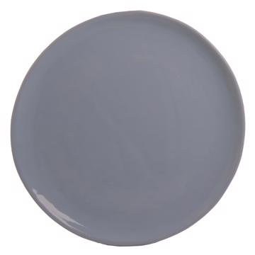 Assiettes Alagoa en faïence estampée, bleu clair, 24 cm diam. [3]