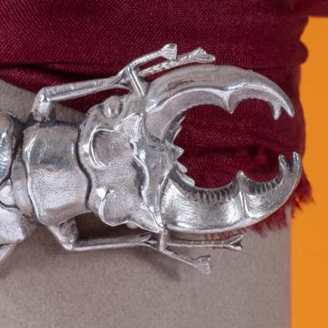 Bracelet Scarabée et Sari, argent [3]