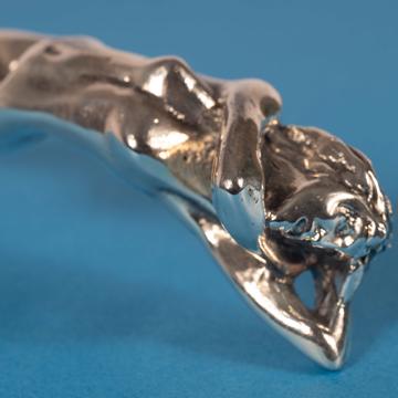 Cuillère miroir Sirène en métal argenté, argent [8]
