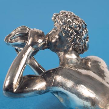 Pelle miroir Triton en métal argenté, argent [6]