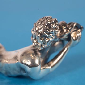 Pelle miroir Triton en métal argenté, argent [7]