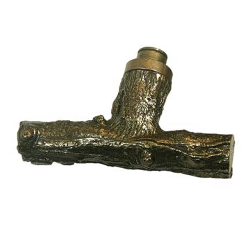 Poignée crémone Branche en métal patiné, bronze [3]