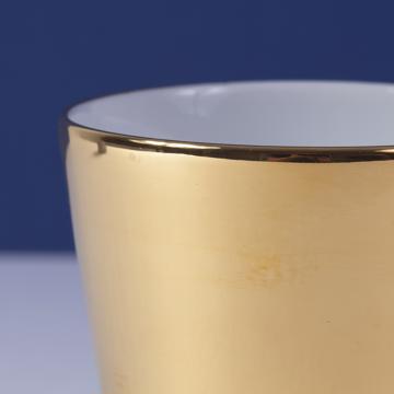 Gobelet Or et Platine en porcelaine, or, or brillant 22 cts [2]