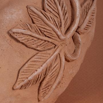 Grand Masque de Fontaine en terracotta, nature [4]