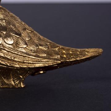 Salière et poivrière Oiseau en métal argenté ou doré, or [2]