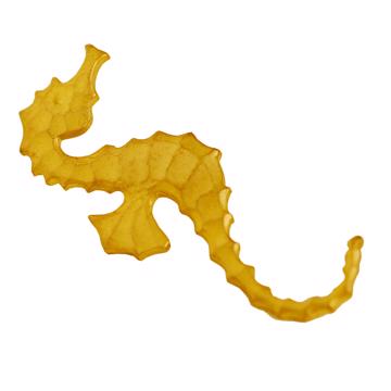 Pin's Hippocampe en cuivre argenté ou doré, or mat [3]
