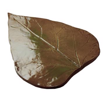 Plateau à Fromage Folio en grès, vert mousse [3]
