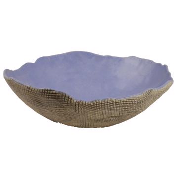 Saladier Récif en grès estampée, violet bleu  [4]