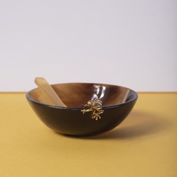 Saleron Corne & Grenouille en métal argenté ou doré, or, grenouille [1]