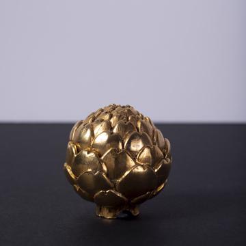 Salière Artichaut en métal argenté ou doré, or [1]