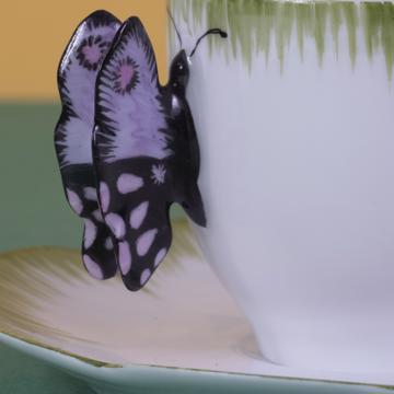 Tasse à thé ou café du Service Papillon, violet, tasse à café [3]