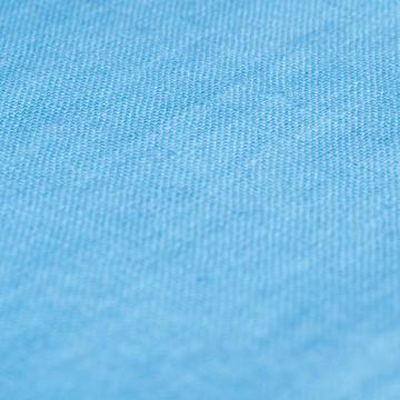 Serviette de table en lin teinté, bleu france [1]