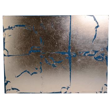 Set de Table en bois argenté, bleu france, 33 x 43 cm [3]