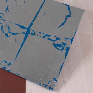 Set de Table en bois argenté, bleu france, 33 x 43 cm [4]