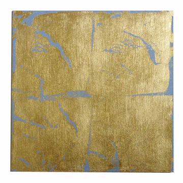 Set de Table en bois doré, bleu clair, carré