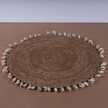 Set de table Coquillage en raphia, nature [3]
