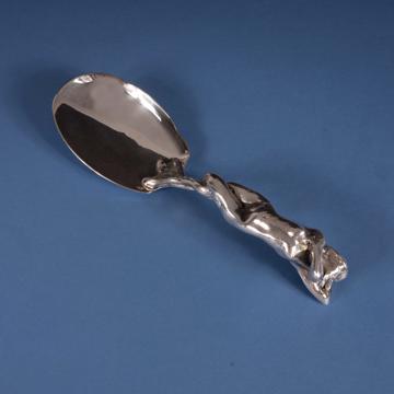 Cuillère miroir Sirène en métal argenté, argent [2]