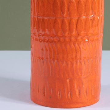 Vase Frise en faïence, orange [2]
