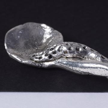 Pelle à sel Serpent en métal argenté, argent [2]
