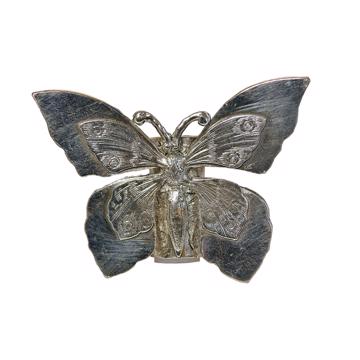 Salière Papillon en métal argenté ou doré, argent