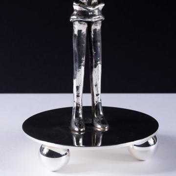 Mad King Candlestick in silver plated, silver [4]