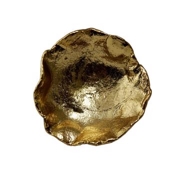 Large mushroom knob in casted metal, gold [4]
