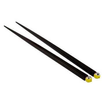 Faces Chopsticks in rosewood, yellow