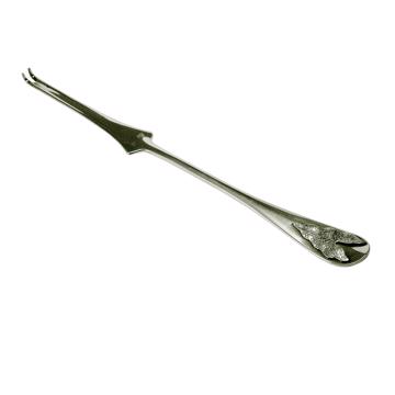 Silver leaves lobster fork in silver plated, silver [3]