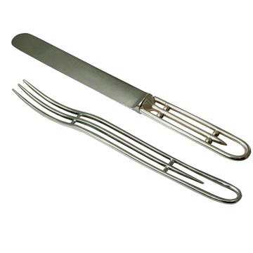 1927 Cutlery in silver plated, silver, set of 2 [3]