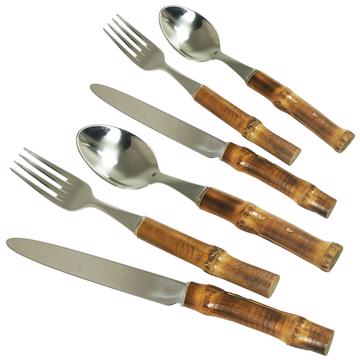 Set for 6 - Bambou cutlery, nature, cutlery set for 6 pers - 36 pieces [2]