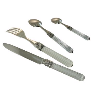 Set for 6 - Fidélio cutlery, transparent, cutlery set for 6 pers - 24 pieces [2]