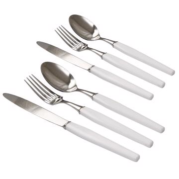 Set for 6 - Piano cutlery, white, cutlery set for 6 pers - 36 pieces [2]