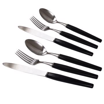 Set for 6 - Piano cutlery, black, cutlery set for 6 pers - 36 pieces [2]