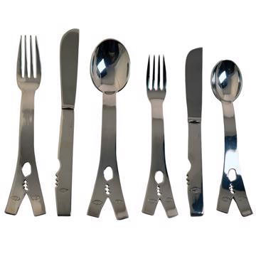 Set for 6 - Profil cutlery, silver, cutlery set for 6 pers - 36 pieces [2]