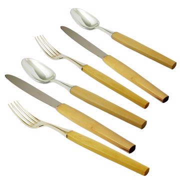 Set for 6 - Tokyo cutlery, light yellow, cutlery set for 6 pers - 36 pieces [2]