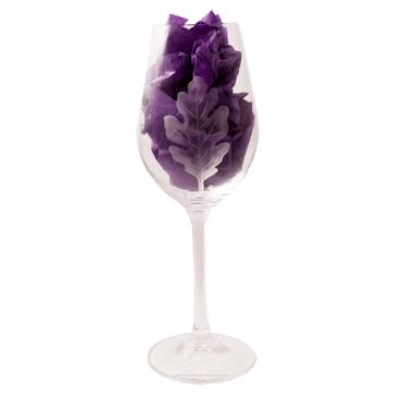 Verre à vin rouge et verre à vin blanc Feuilles en Cristal gravé, transparent, vin blanc [3]