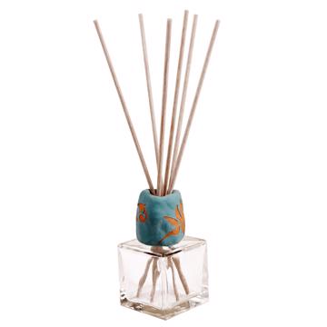 Fern Flagrance Diffuseur in earthenware and glass, turquoise, jasmine [1]