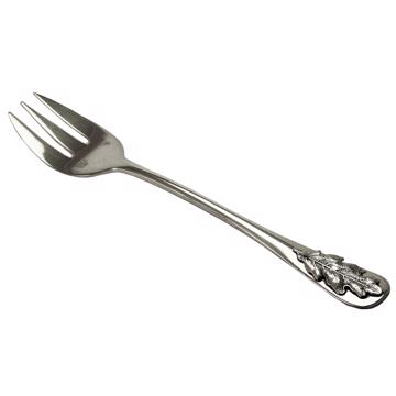 Silver leaves oyster fork in silver plated, silver [3]