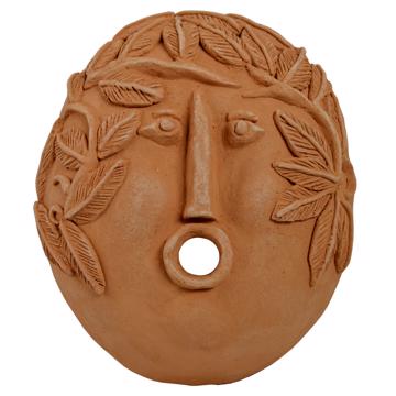 Large Fountain Mask in terracotta, nature [3]