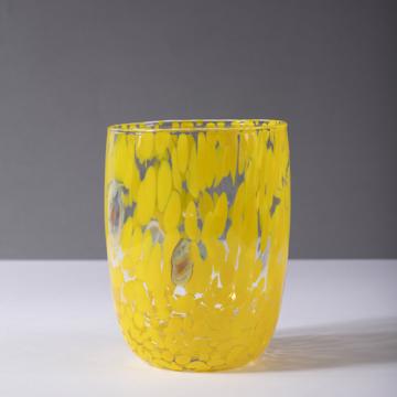 Verre Lolipops en verre de Murano, jaune [1]