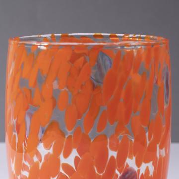 Verre Lolipops en verre de Murano, orange vif [4]