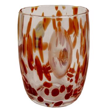 Verre Lolipops en verre de Murano, rouge