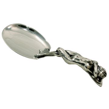 Mermaid rice spoon in silver plated, silver [7]