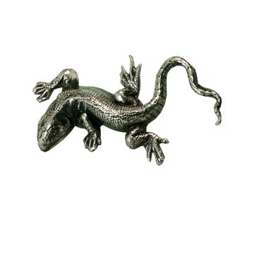 Lizard Pin's gold plated on Copper , silver [2]