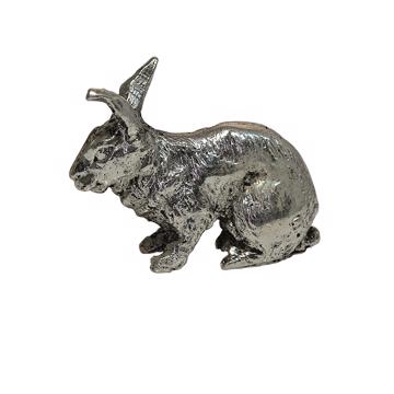 Rabbit knife rest in silver or gold plated, silver [3]