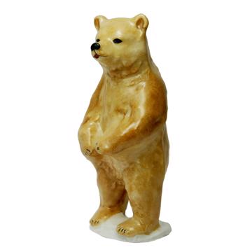 Bear Pique Holder in porcelain, beige, standard picks
