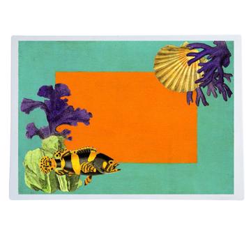 Caribbean, Chromo placemats in laminated paper